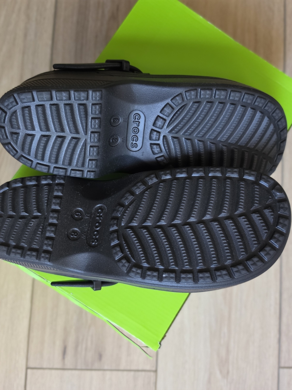 CROCS Black Mary Jane Clogs - Picture 4 of 5